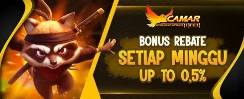 BONUS REBATE 0.5% SLOT promotion